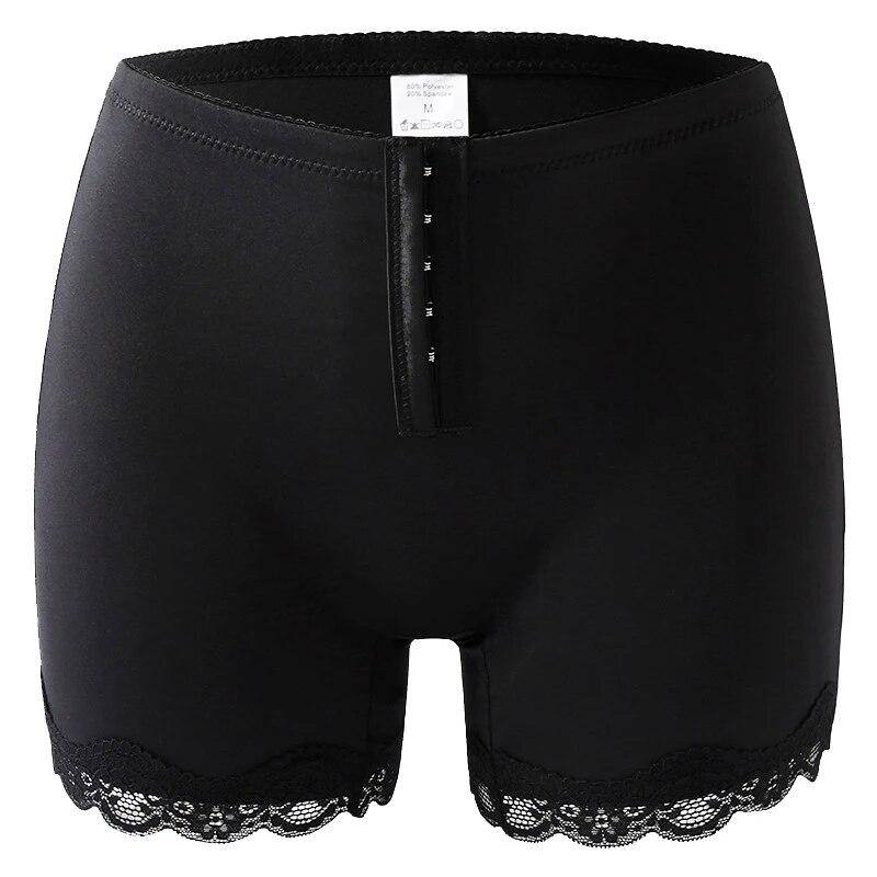 Damen-Po-Lifter-Höschen mit Po-Löchern, Brust- und Bauchkontrolle, Hüftverstärker-Shorts, Booty-Lifting-Panty, Push-Up-Unterwäsche L schwarz von Joom DACH