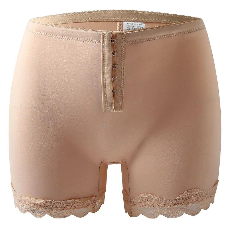 Damen-Po-Lifter-Höschen mit Po-Löchern, Brust- und Bauchkontrolle, Hüftverstärker-Shorts, Booty-Lifting-Panty, Push-Up-Unterwäsche S beige von Joom DACH