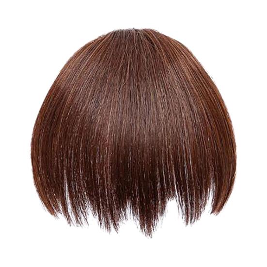 Damen-Pony, synthetisches Haar, kurze Haarspangen, Naturschwarz, Hochtemperatur-Seide, komisch, unebener Fake-Pony B von Joom DACH