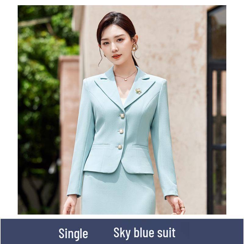 Damen Professionelles Kurzblazer & Rock Set - Herbst 2024 Kollektion XXL von Joom DACH