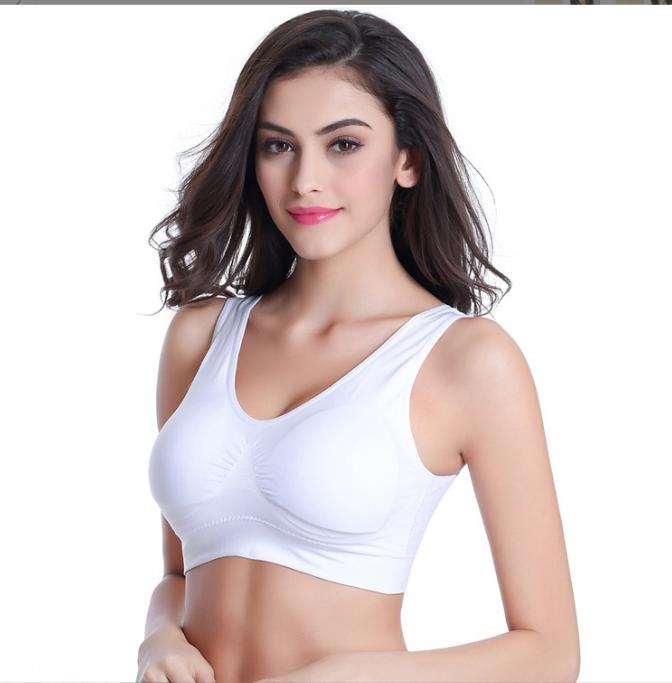 Damen Push-Up-BH, rückenfrei, gepolsterte BHs, bequemer, kabelloser Büstenhalter, atmungsaktive, nahtlose Unterwäsche 6XL von Joom DACH