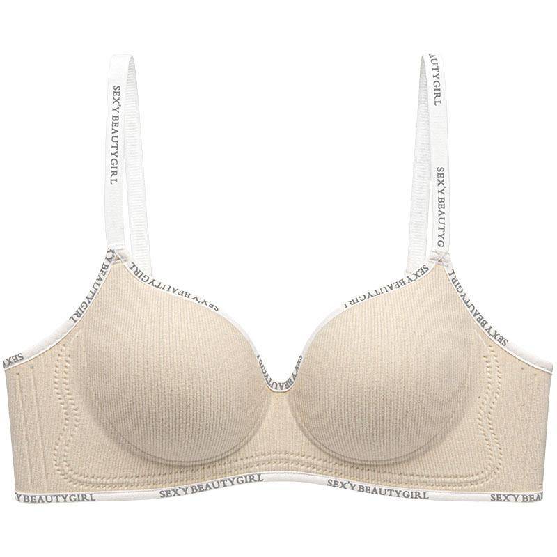 Damen Push-up Nahtloser BH Verdickte Schwammpolster Weicher Halt Kabellos Bralette L beige Damen Push-up Nahtloser BH Verdickte Schwammpolster Weicher Halt Kabellos Bralette L beige von Joom DACH