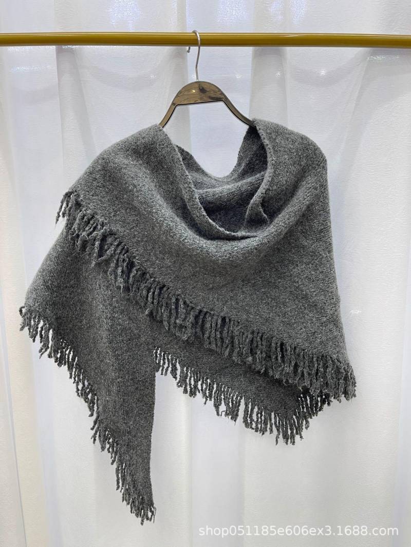 Damen Quastenwollschal: Vielseitige Strickjacke für Herbst/Winter von Joom DACH