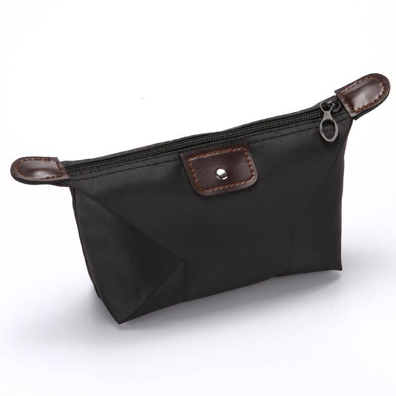 Damen Reise-Kulturbeutel, Make-up-Tasche, wasserdichte Kosmetiktasche, Clutch, Reißverschluss, Make-up-Tasche, Organizer schwarz Damen Reise-Kulturbeutel, Make-up-Tasche, wasserdichte Kosmetiktasche, Clutch, Reißverschluss, Make-up-Tasche, Organizer schwarz von Joom DACH