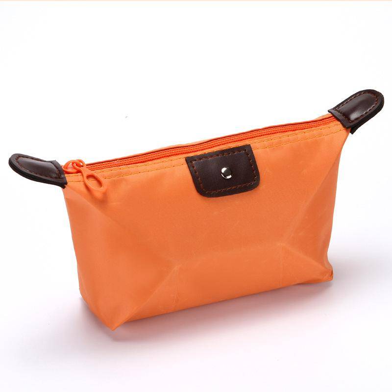 Damen Reise-Kulturbeutel, Make-up-Tasche, wasserdichte Kosmetiktasche, Clutch, Reißverschluss, Make-up-Tasche, Organizer orange Damen Reise-Kulturbeutel, Make-up-Tasche, wasserdichte Kosmetiktasche, Clutch, Reißverschluss, Make-up-Tasche, Organizer orange von Joom DACH