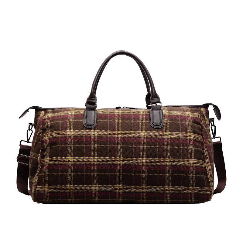 Damen Retro Koffer Reisetasche mit großer Kapazität Handgepäck Personalisierte Nische Zuhause Saisonale Kleider Aufbewahrungstasche braun von Joom DACH