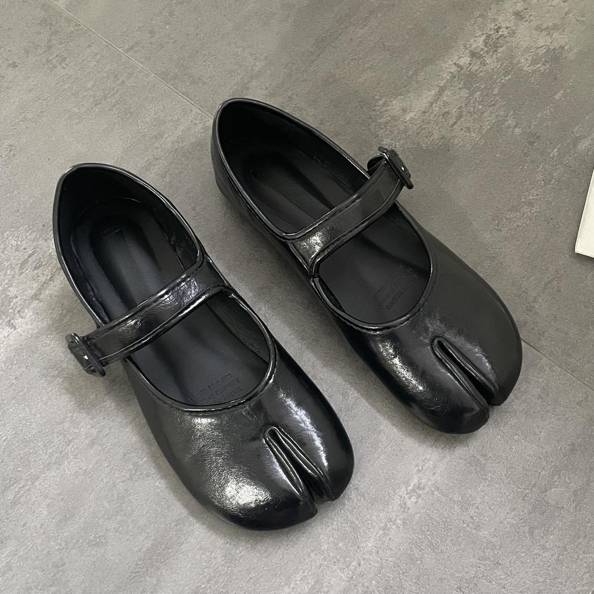 Damen Sandalen Zehentrenner Mary Jane Ballerinas Damen Bele Tabi Pumps Weiblich Retro Vintage Mädchen Täglich Neuheit Uni Ninja Schuhe 37 schwarz von Joom DACH