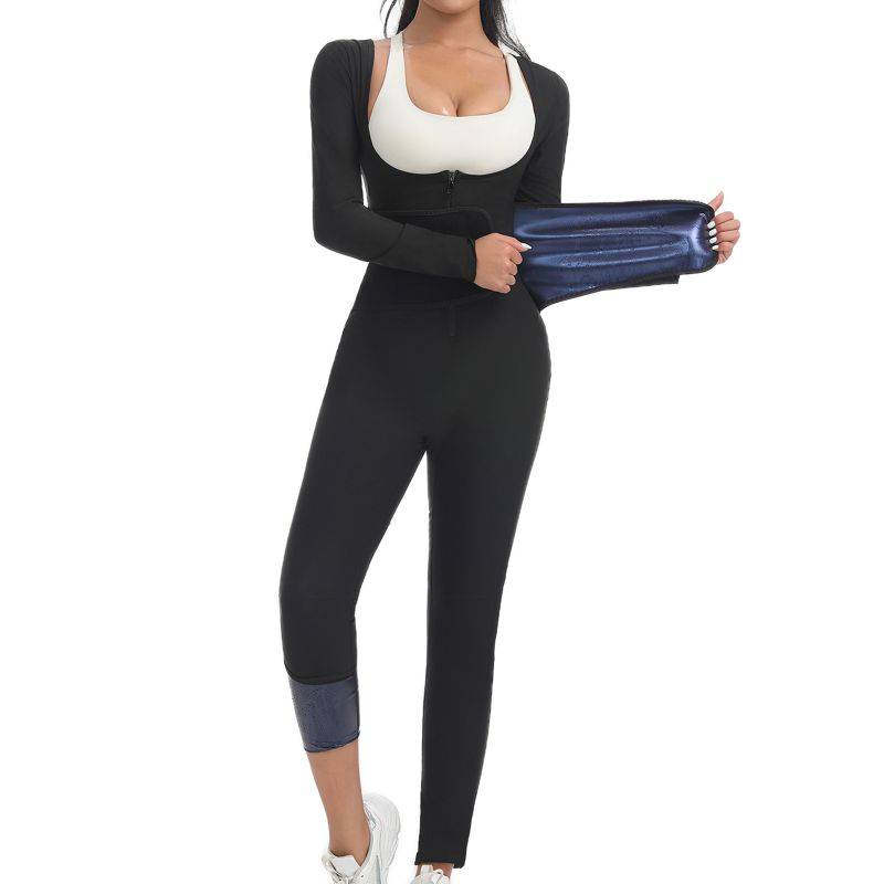 Damen Saunaanzug Mieder Taillenformer Bodysuit 3XL von Joom DACH