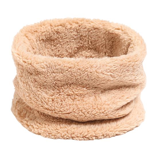 Damen Schal Einfarbig Verdickt Plüsch Weicher Stoff Winterschal Outdoor-Aktivitäten apricot von Joom DACH