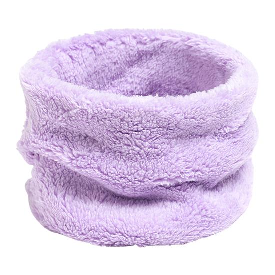 Damen Schal Einfarbig Verdickt Plüsch Weicher Stoff Winterschal Outdoor-Aktivitäten violett von Joom DACH