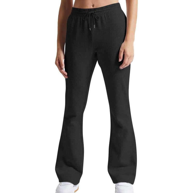 Damen Schlaghose Jogginghose Hohe Taille Baggy Sweatpants Kordelzug Sporthose M von Joom DACH