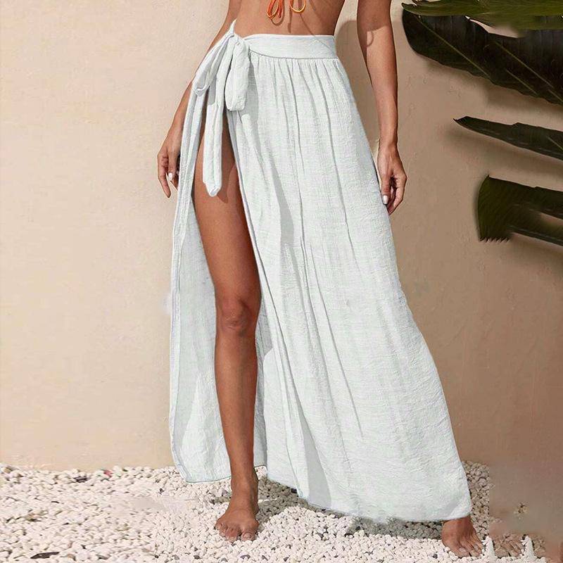 Damen Schürzen Badeanzüge Sommer Strand Wickelrock Badeanzug Damenkleid one size von Joom DACH