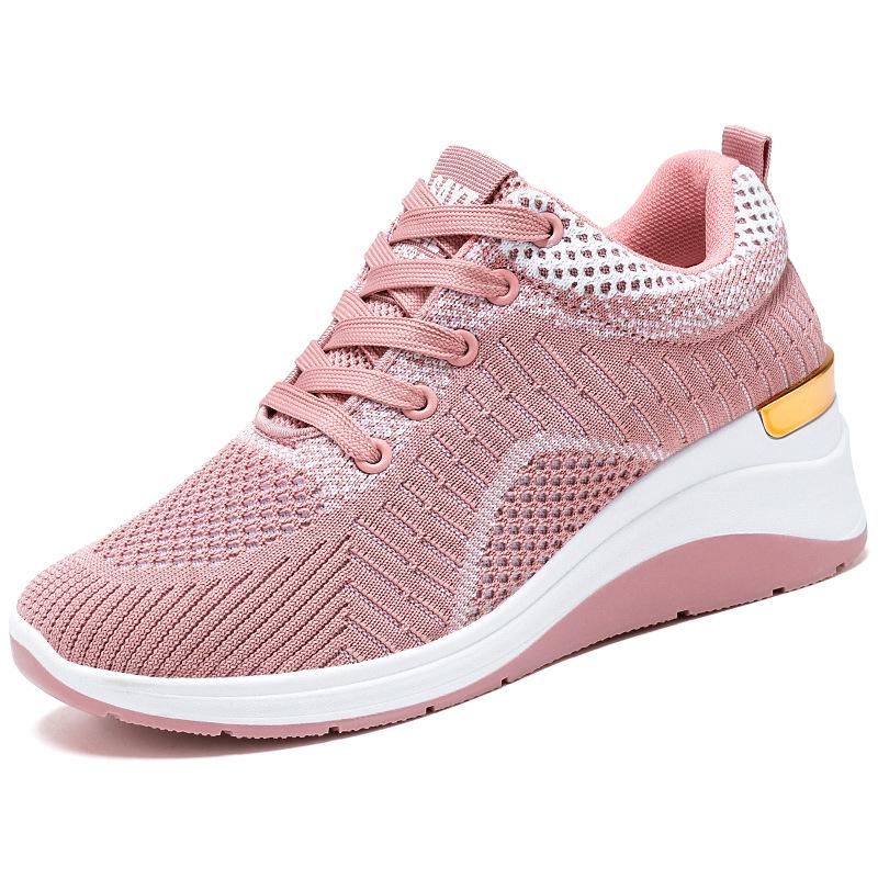 Damen Schuhe Frühling und Herbst Neue Erhöhung Damen Schuhe Dicksohlige Schuhe Atmungsaktive Cross-Border Freizeit Sportschuhe Damen 41 von Joom DACH