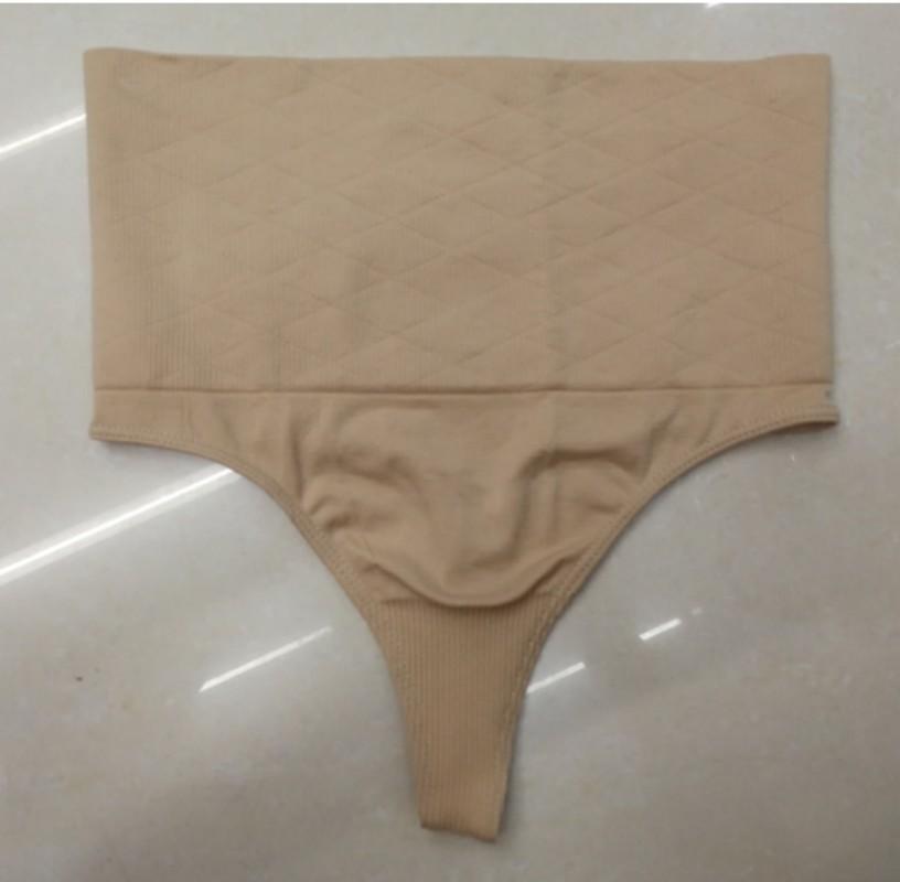 Damen Shapewear Miederslip mit hoher Taille und hoher Taille, Nahtlose Unterwäsche, Bauchkontrolle, Tanga, Shapewear, Große Sicherheitshosen für Damen 2XL von Joom DACH