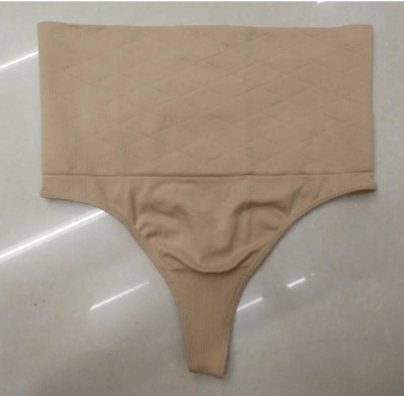 Damen Shapewear Miederslip mit hoher Taille und hoher Taille, Nahtlose Unterwäsche, Bauchkontrolle, Tanga, Shapewear, Große Sicherheitshosen für Damen 2XL von Joom DACH