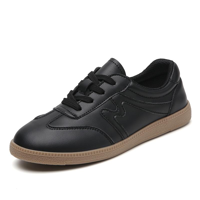 Damen Sneaker Schuhe für Damen Frühlingstrend Lässige flache Sneaker Damen Neue Mode Komfort Weiß Vulkanisierte Plateauschuhe 35 von Joom DACH