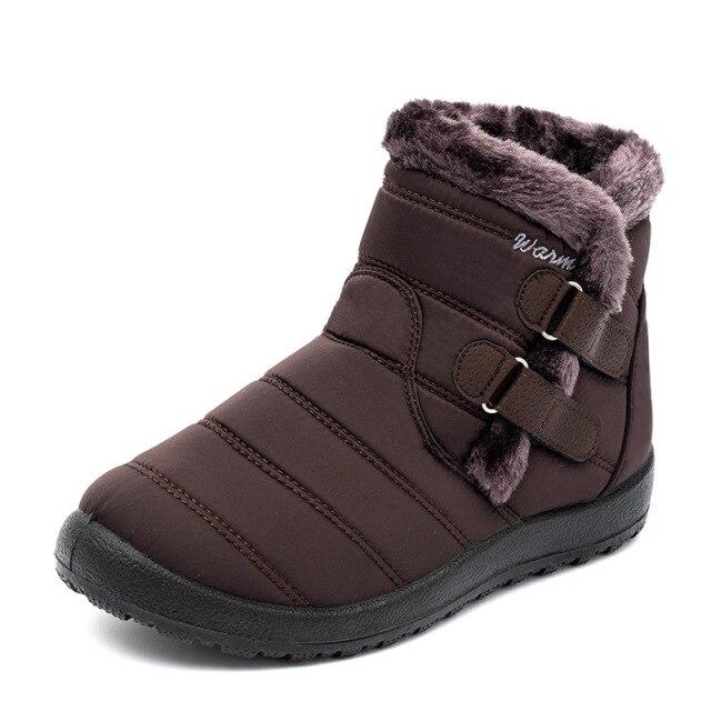 Damen Sneaker Winter Fell Plüsch Damen Ballerinas Rutschfest Zapatos De Mujer Casual Damengröße 43 Damenschuhe Winterstiefel 41 braun von Joom DACH