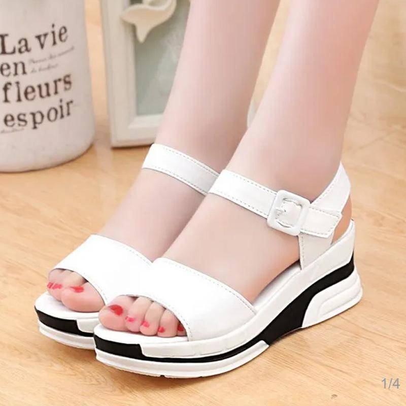 Damen Sommer Hausschuhe Schuhe Plateau Offene Zehen Wedges Sandalen Sommer Komfort Lady High Heels Schuhe 35 weiß Damen Sommer Hausschuhe Schuhe Plateau Offene Zehen Wedges Sandalen Sommer Komfort Lady High Heels Schuhe 35 weiß von Joom DACH