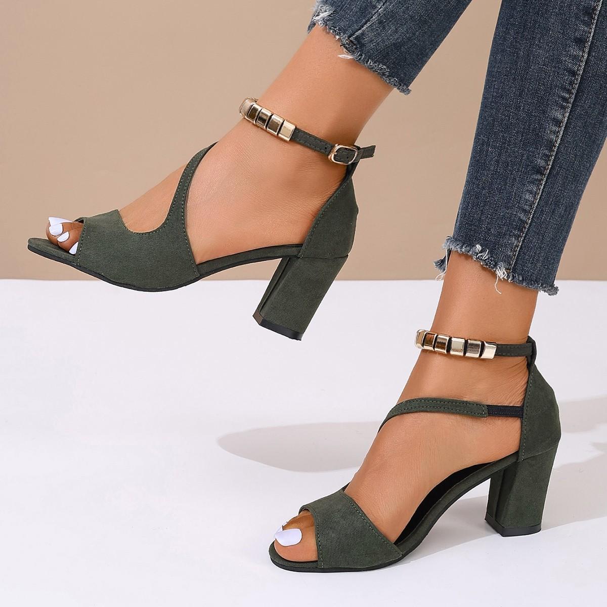 Damen Sommer Mode Sandalen 38 armee grüne von Joom DACH