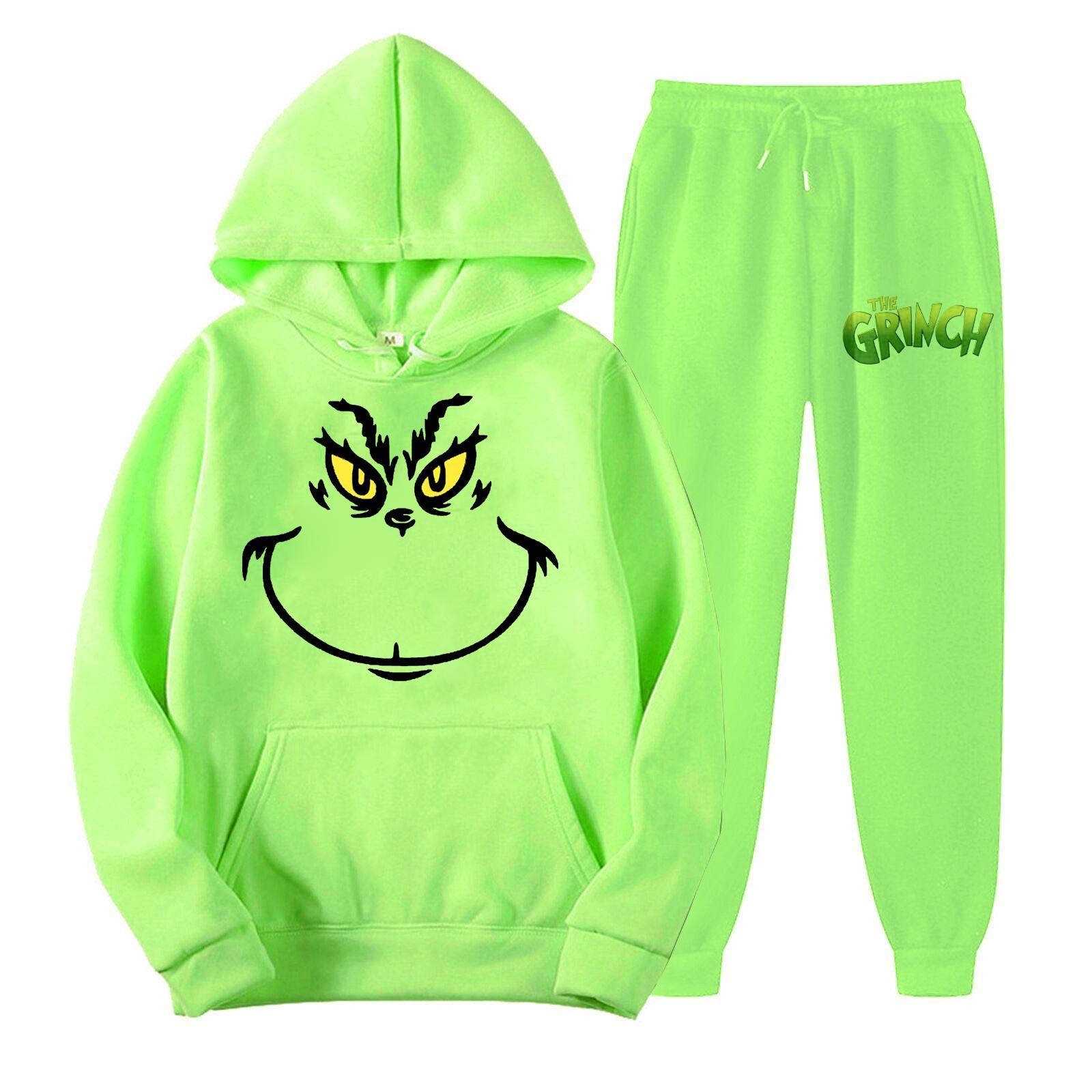 Damen-Sport-Trainingsanzug mit Kapuze, Unisex, zweiteilige Lauf-Outfits, Langarm-Pullover, Hoodies, Sweatshirt und Jogginghose XXL von Joom DACH