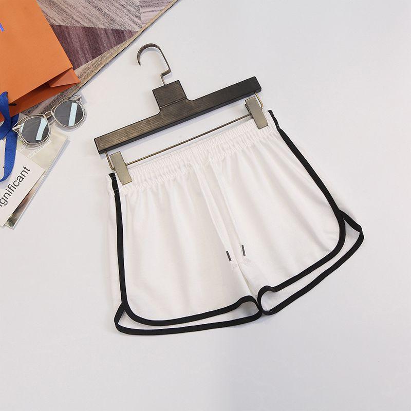 Damen Sportshorts Frühling und Sommer Einfasshosen Übergröße Locker und Schlankmachend Student Weitbein Freizeithosen M von Joom DACH