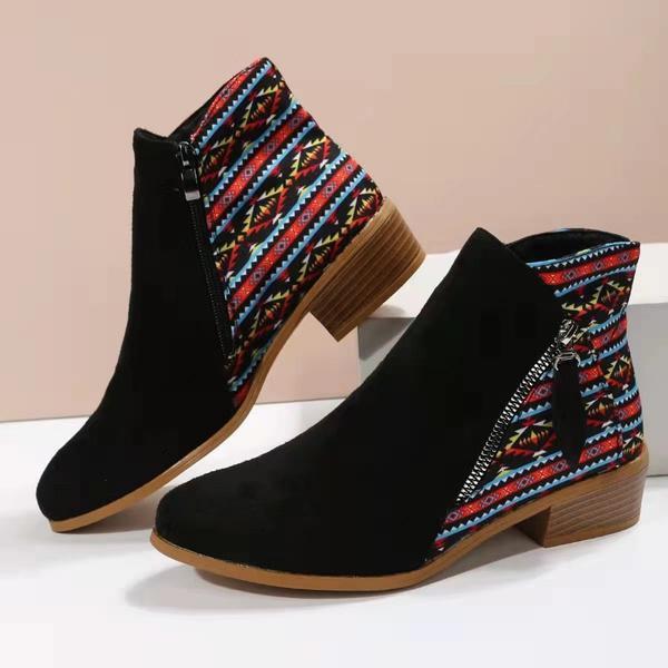 Damen-Stiefeletten, Wildleder-Stiefeletten, Stiefeletten mit seitlichem Reißverschluss, niedrige Absätze, Kleiderstiefel, klassischer, klobiger Absatz, moderne kurze Slip-on-Schuhe mit Reißverschluss 37 bunt Damen-Stiefeletten, Wildleder-Stiefeletten, Stiefeletten mit seitlichem Reißverschluss, niedrige Absätze, Kleiderstiefel, klassischer, klobiger Absatz, moderne kurze Slip-on-Schuhe mit Reißverschluss 37 bunt von Joom DACH