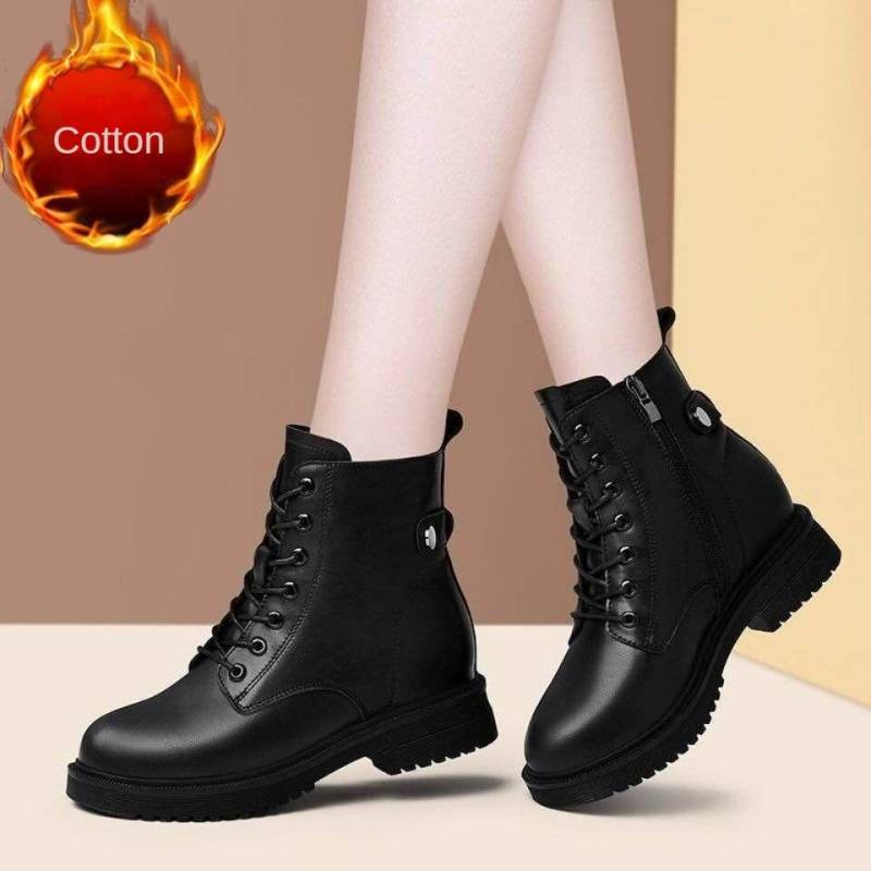 Damen Stiefeletten Herbst Winter Damen Chelsea Boots Damen Kurze Stiefel Flache Schuhe Mode Plateaustiefel Gothic 36 von Joom DACH