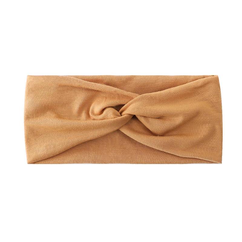Damen Stirnband Breites Stirnband Jugend Mädchen Accessoires Einfarbig Breiter Rand Stirnband One Size kamelfarben von Joom DACH