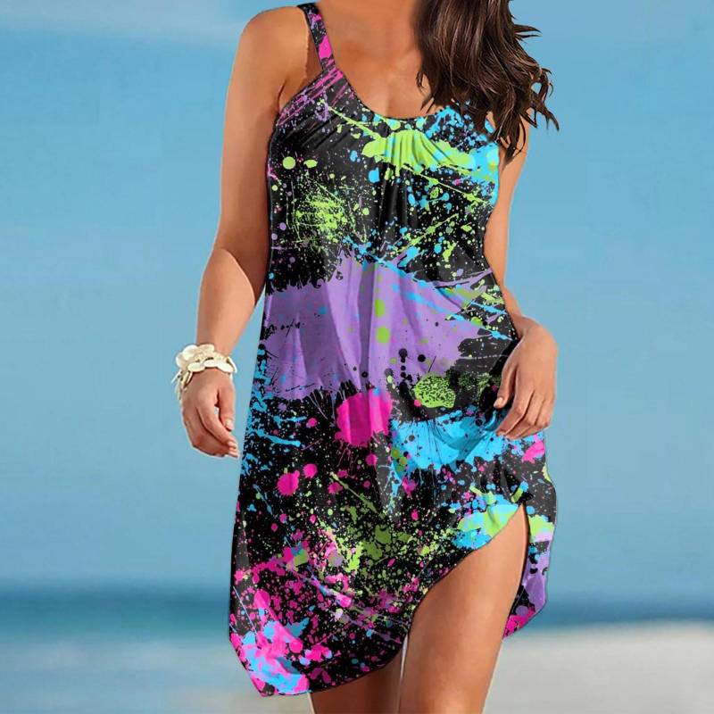 Damen Strandkleid Strandkleidung Minikleid Mehrfarbig Kristall Schmetterlingsdruck Freizeit Modern Kleid Ärmellos Lockere Passform Draussen Alltag Rosa Blau Sommer 8XL grün Damen Strandkleid Strandkleidung Minikleid Mehrfarbig Kristall Schmetterlingsdruck Freizeit Modern Kleid Ärmellos Lockere Passform Draussen Alltag Rosa Blau Sommer 8XL grün von Joom DACH