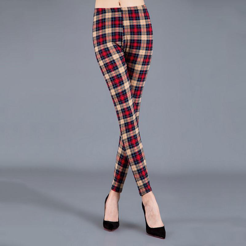 Damen-Streifen-Bleistifthose, schmale Knöchel-Leggings, Einheitsgröße One Size blau von Joom DACH