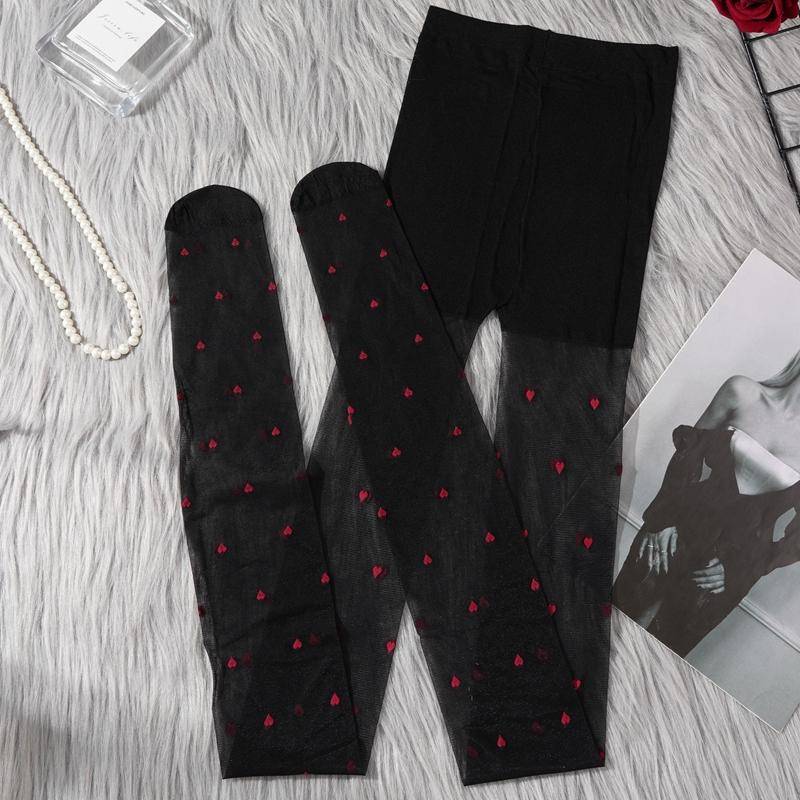Damen Strumpfhose Transparent Hohe Taille Strumpfhose, Vintage Kontrolltop Strümpfe Strümpfe Ultradünn Transparent Strumpfhose one pair von Joom DACH