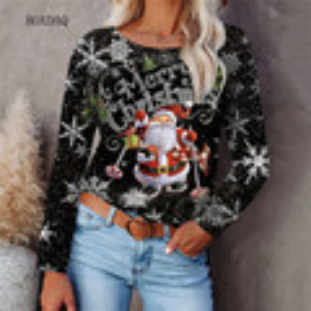 Damen Sweatshirt Pullover Hund Casual Sports Schwarz Rot Blau Aktive Sportbekleidung 3D-Druck Mikroelastisches Rundhals-Langarm-Oberteil M Damen Sweatshirt Pullover Hund Casual Sports Schwarz Rot Blau Aktive Sportbekleidung 3D-Druck Mikroelastisches Rundhals-Langarm-Oberteil M von Joom DACH