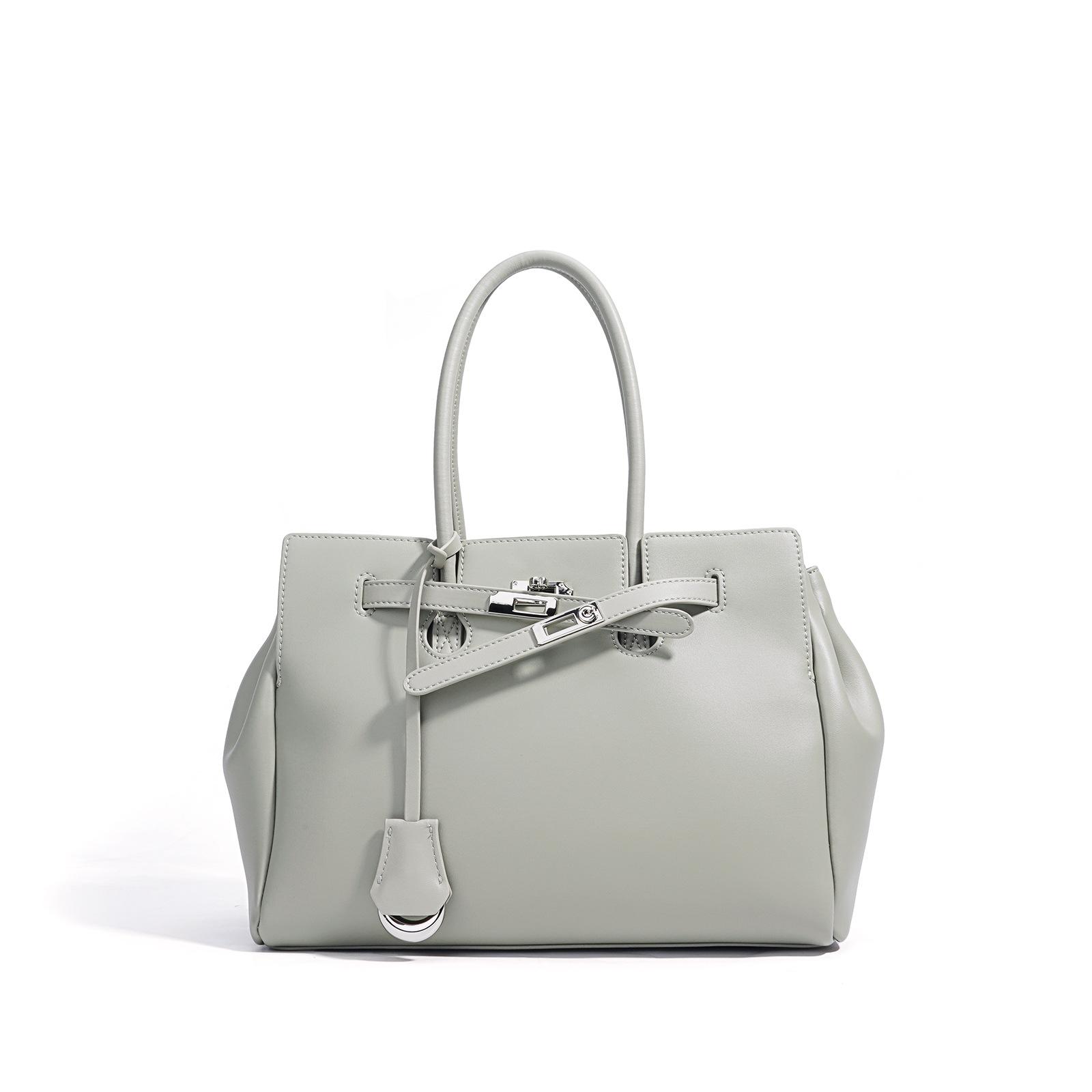 Damen Tote Aktentasche Große Kapazität Tote Bag Handheld Leder Pendeln Vielseitig Nische Damen Tasche von Joom DACH