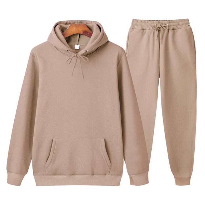 Damen Trainingsanzug Hoodies+Hosen Jogging Jogginghose Sets Winter Jogger Sportanzug Sweatshirt Pullover Mode 2XL von Joom DACH