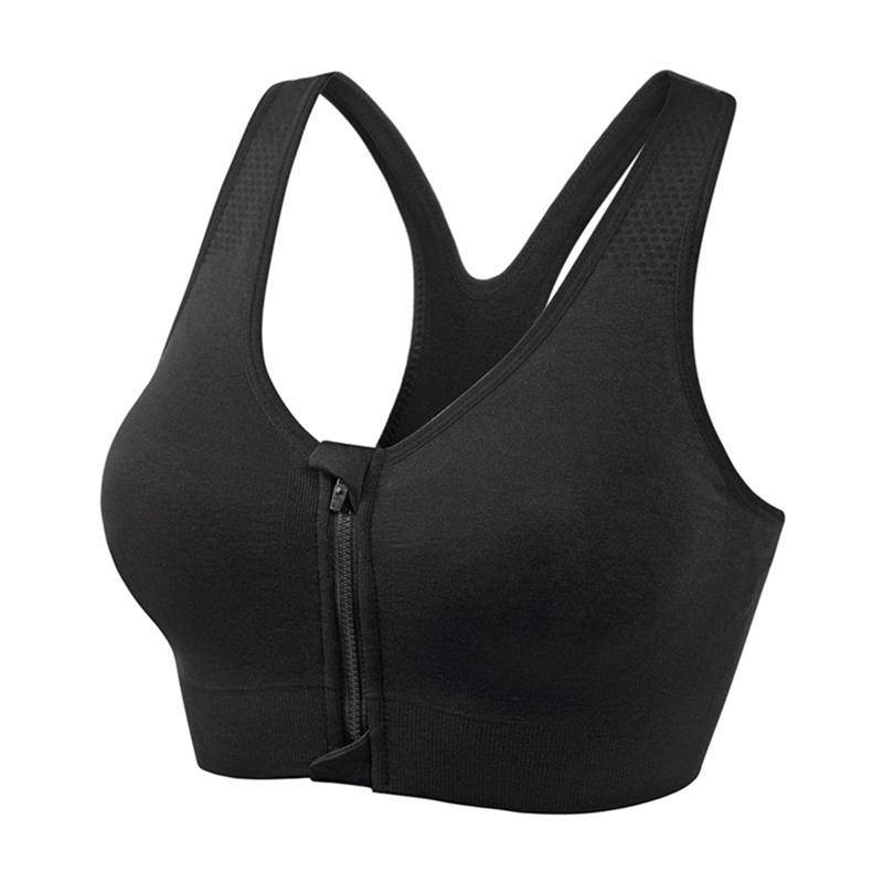 Damen Übergröße Sport-BH mit Reißverschluss vorne M von Joom DACH