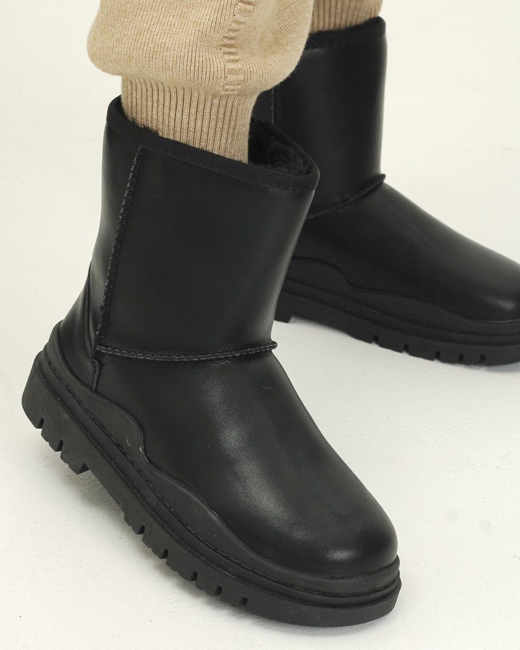 Damen Ugg Boots Lonza 21983 36 Schwarzes Leder 37 schwarz von Joom DACH