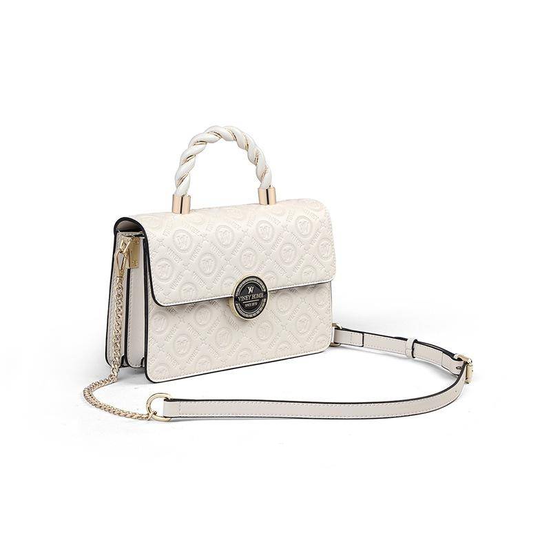 Damen Umhängetasche Leder Damen Sommer Kleine Quadratische Taschen Fortgeschrittener Sinn Kette Kleine Tasche von Joom DACH