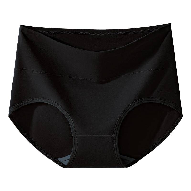 Damen Unterhose aus Baumwolle mit hoher Taille und atmungsaktivem Stoff, bequeme Slips, figurformend, Übergröße, M-4XL XXXXL von Joom DACH