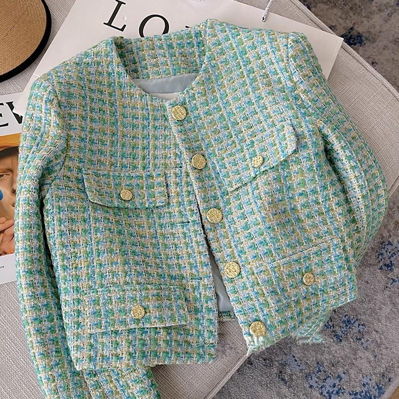 Damen Vintage Plaid Chic Elegante Büro Streetwear Casual Einfache Business Langarm Mode Temperament Jacke M Damen Vintage Plaid Chic Elegante Büro Streetwear Casual Einfache Business Langarm Mode Temperament Jacke M von Joom DACH