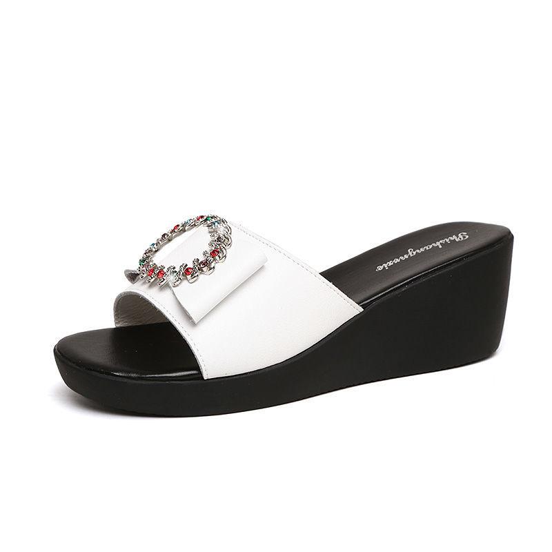 Damen Wedges Sandalen Neue Sommer High Heels Strand Hausschuhe Plattform Mode Sandalen Flip Flops Schuhe 40 weiß Damen Wedges Sandalen Neue Sommer High Heels Strand Hausschuhe Plattform Mode Sandalen Flip Flops Schuhe 40 weiß von Joom DACH