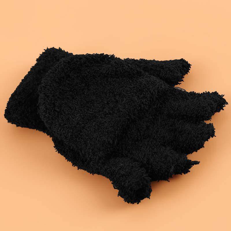 Damen Winter Handgelenkwärmer Fäustlinge Warme Handschuhe Bequem Atmungsaktiv Schlicht Alleskönner Damen Handschuhe One Size von Joom DACH