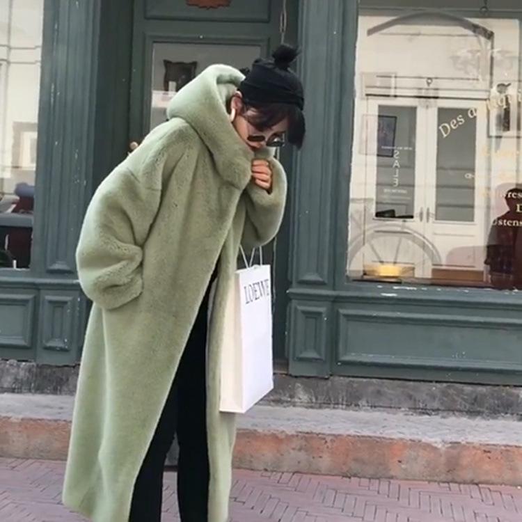 Damen Winter Nerz Pelz Plüsch Dicker Plüsch Lose Kapuzenjacke Verdicktes Fell Lose Mantel XS-2XL XXL grün Damen Winter Nerz Pelz Plüsch Dicker Plüsch Lose Kapuzenjacke Verdicktes Fell Lose Mantel XS-2XL XXL grün von Joom DACH