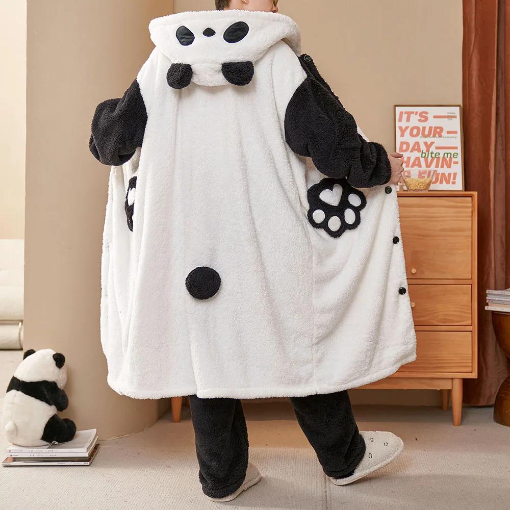 Damen Winter Robe Kimono Gürtel Pyjamas Pyjamas Pyjamas Flanell Plus Größe Home Kleidung Damen Pyjamas 6XL von Joom DACH