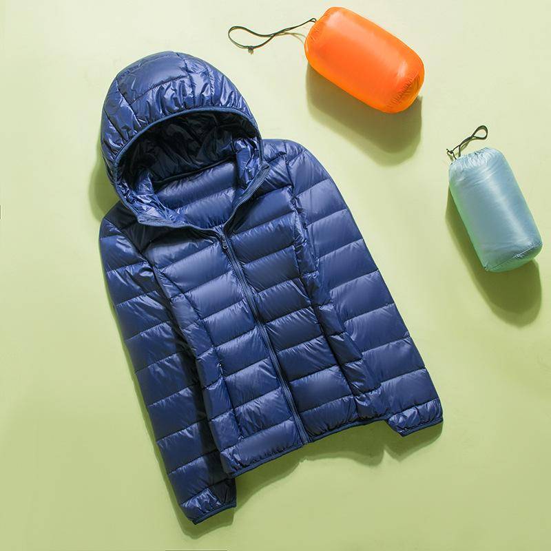 Damen Winter-Stehkragen, einfarbig, langärmelig, schlank, leicht, lässig, Daunenjacke, S-7XL 3XL Damen Winter-Stehkragen, einfarbig, langärmelig, schlank, leicht, lässig, Daunenjacke, S-7XL 3XL von Joom DACH