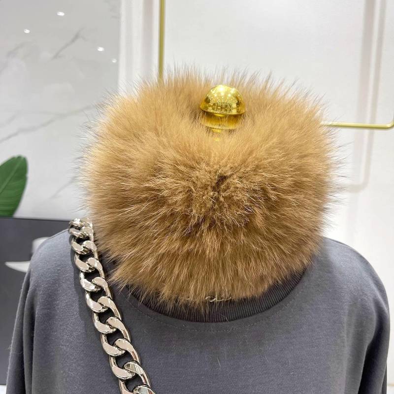 Damen Winter Warmer Echter Fuchsfell Schal Fell Stirnbänder Fuchsfell Schals Luxuriöser Nackenwärmer Gute Elastizität Natürliche Fellschals Good elasticity helle khaki von Joom DACH