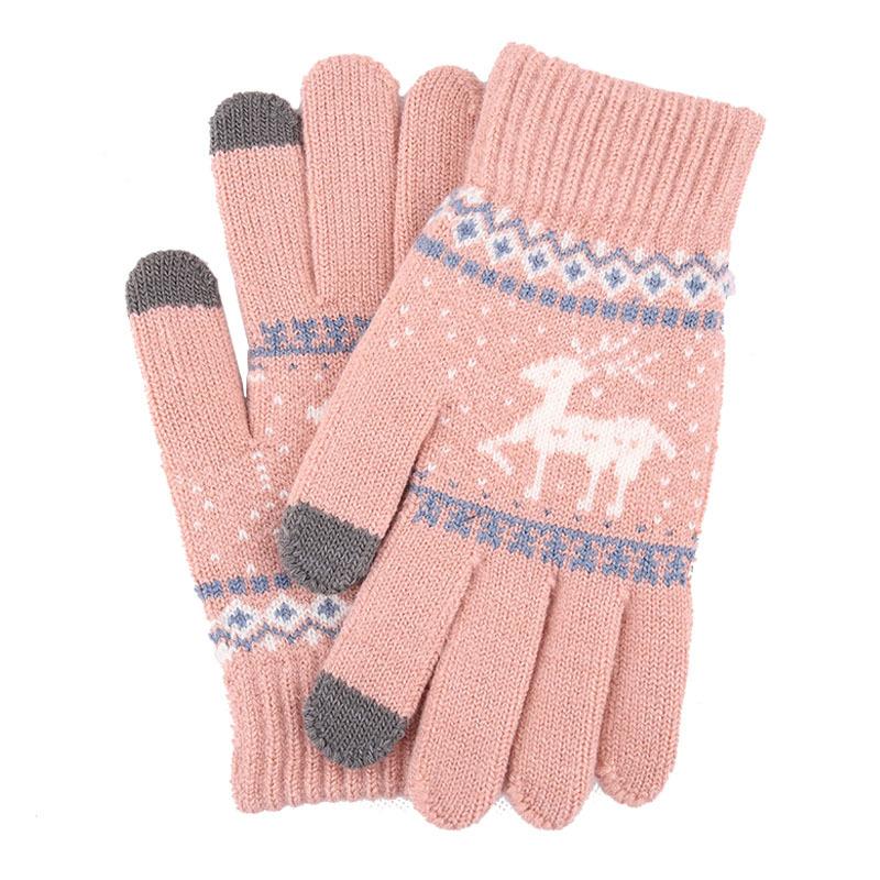 Damen Winterhandschuhe Dickes Fleece-Futter, Warme Strickhandschuhe Touchscreen-kompatibel, Anti-Kälte, Weiche Handschuhe 1 pair rosa Damen Winterhandschuhe Dickes Fleece-Futter, Warme Strickhandschuhe Touchscreen-kompatibel, Anti-Kälte, Weiche Handschuhe 1 pair rosa von Joom DACH