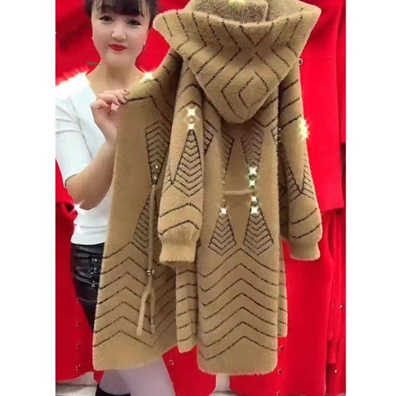 Damen Winterjacke Lang Verdicken Imitation Nerz Kaschmir Mantel High End Mittleren Alters Ältere Frauen Strickjacke Pullover 4XL 4XL kamelfarben Damen Winterjacke Lang Verdicken Imitation Nerz Kaschmir Mantel High End Mittleren Alters Ältere Frauen Strickjacke Pullover 4XL 4XL kamelfarben von Joom DACH