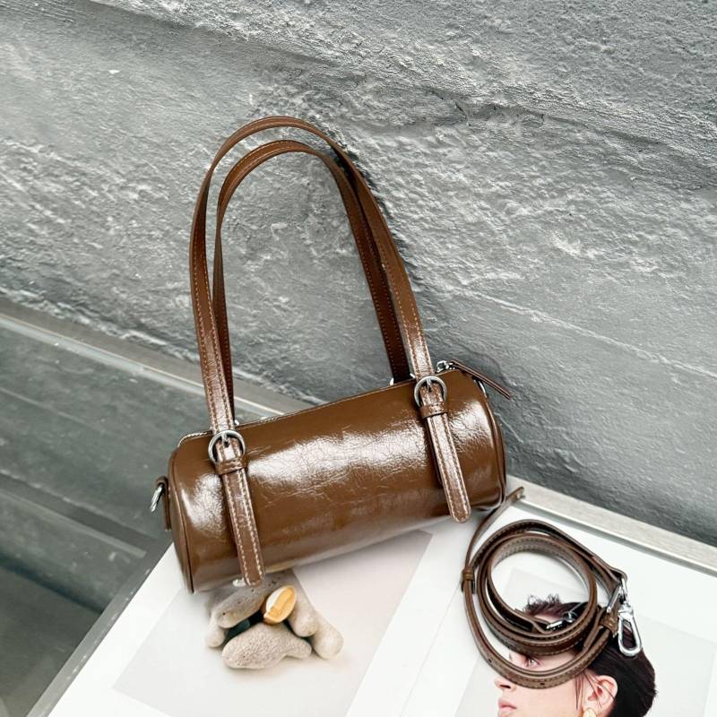 Damenhandtasche aus Rindsleder Premium Neues Produkt Schulter Crossbody Damen Boston Tasche Praktisches Wechselgeld Tragbar Echtes Leder von Joom DACH