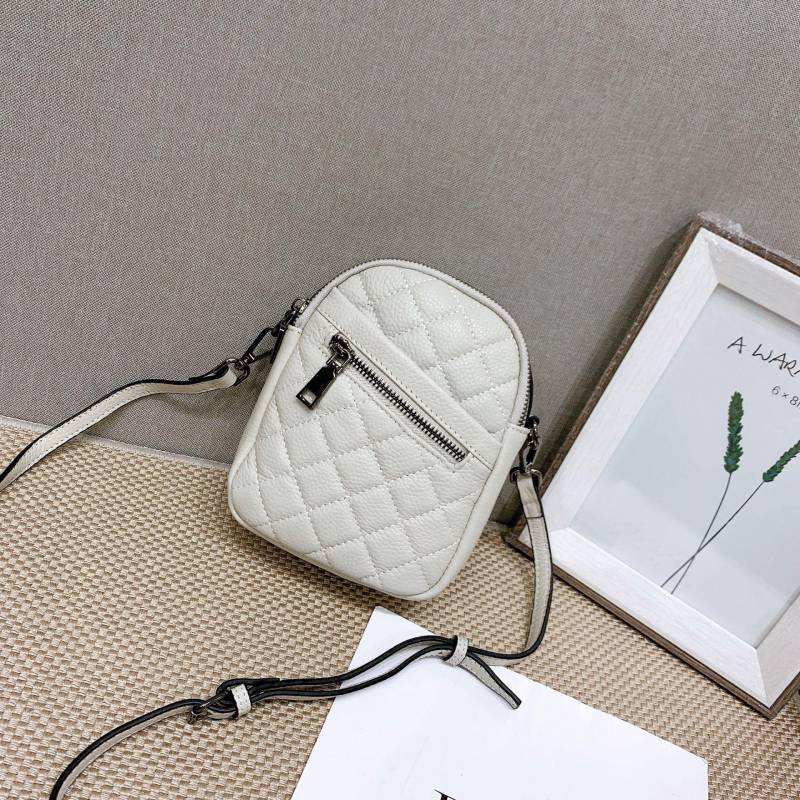 Damenhandtasche aus Rindsleder Schultertasche Umhängetasche Damen Diamant Handy-Tasche Mehrfachfach Kontrastfarbe Wechseltasche Muscheltasche von Joom DACH