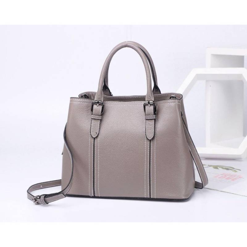 Damenhandtaschen aus Rindsleder, Handtaschen, Umhängetaschen für Damen, große Handtaschen, multifunktionale Pendler-Einkaufstaschen mit großem Fassungsvermögen graue von Joom DACH